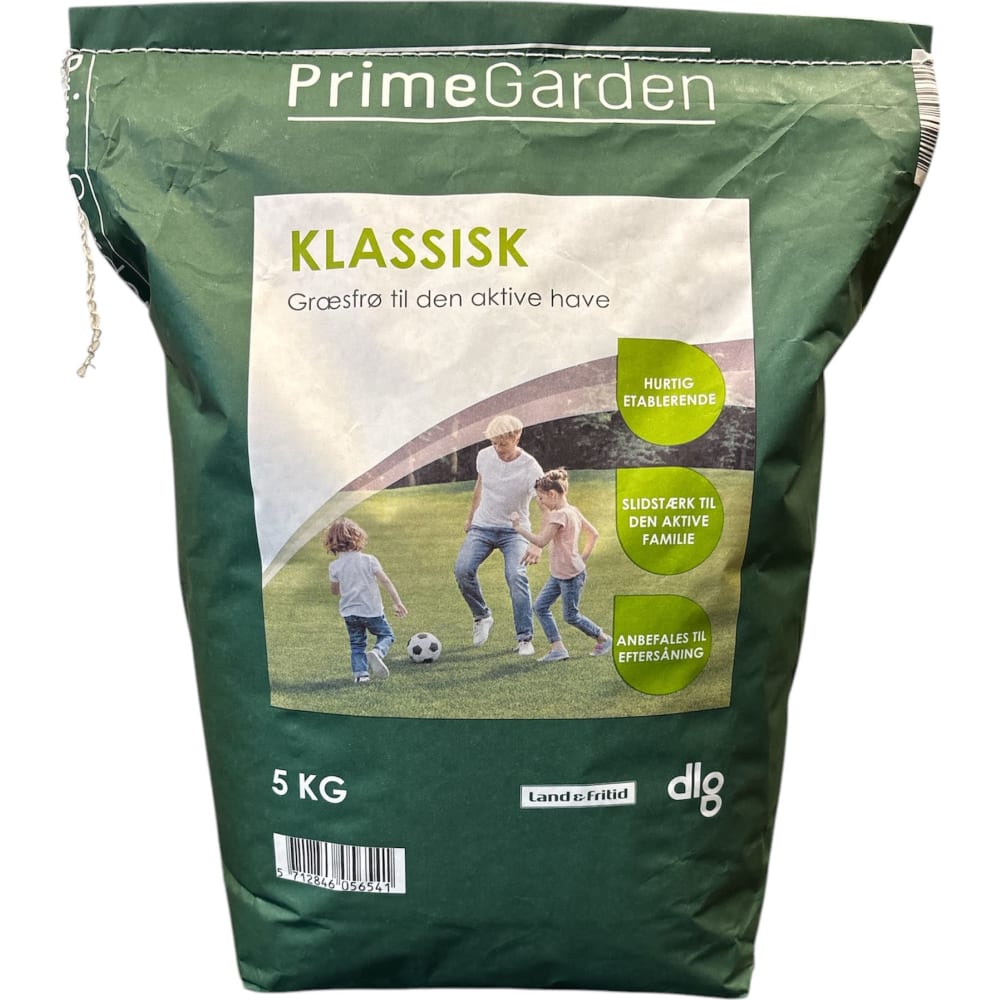PrimeGarden Græsfrø Klassisk, 5 kg