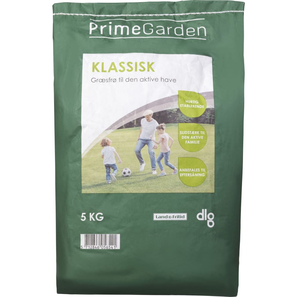 PrimeGarden Græsfrø Klassisk, 5 kg
