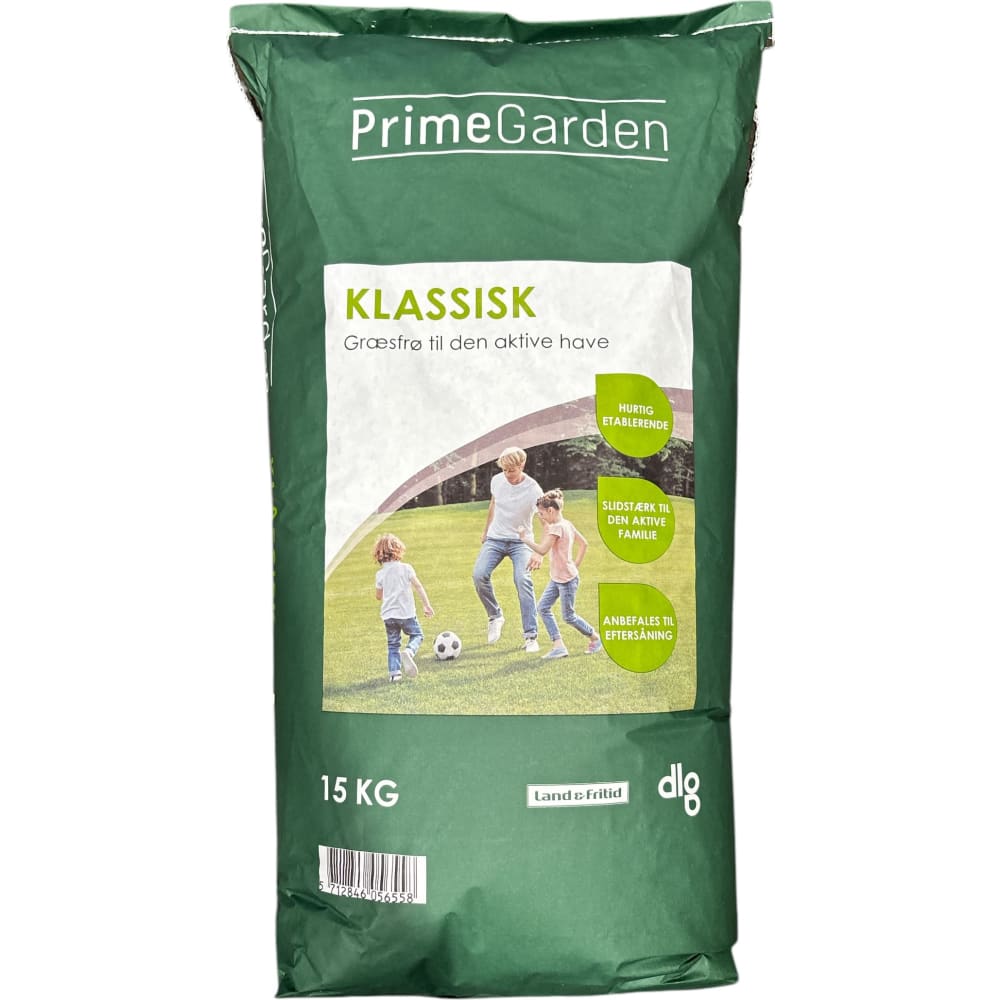 PrimeGarden Græsfrø Klassisk, 15 kg