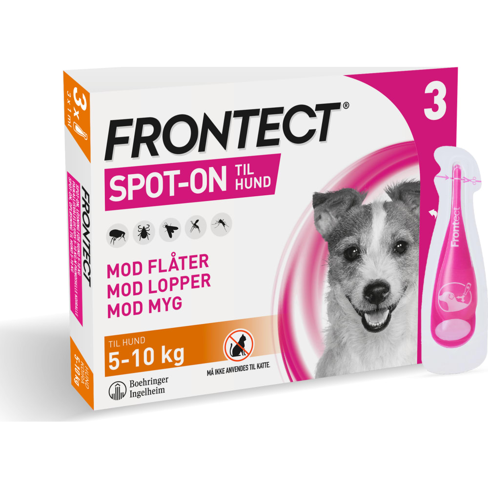 Frontect Spot-On til hund str. S, 5-10 kg