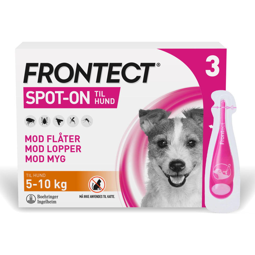 Frontect Spot-On til hund str. S, 5-10 kg