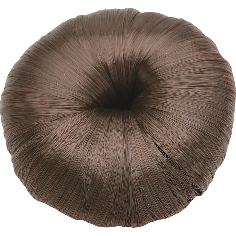 Hår donut brun 