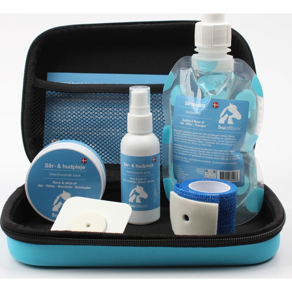 Bacxitium Emergency kit til sår/hud Smådyr 
