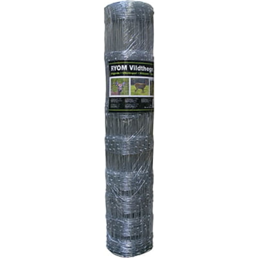 Ryom Dyrehegn/vildthegn med 8 tråde. 100 cm. højt og 50 m. i en rulle. 
