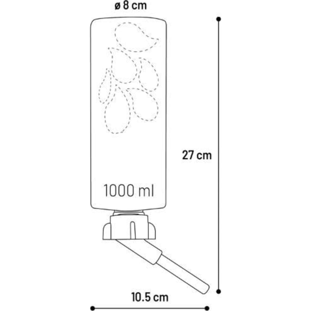 Drikkeflaske Sippy blå, 1000 ml