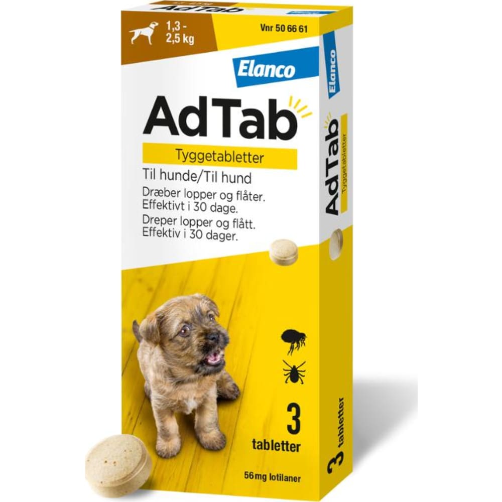AdTab Dog 56.25MG X3BLCD / 1772581