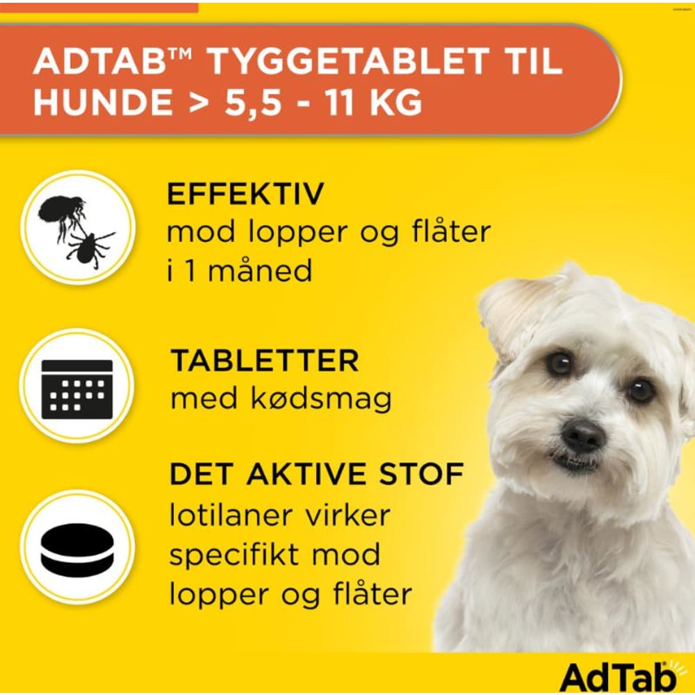 AdTab Dog 225MG X3BLCD / 1772583