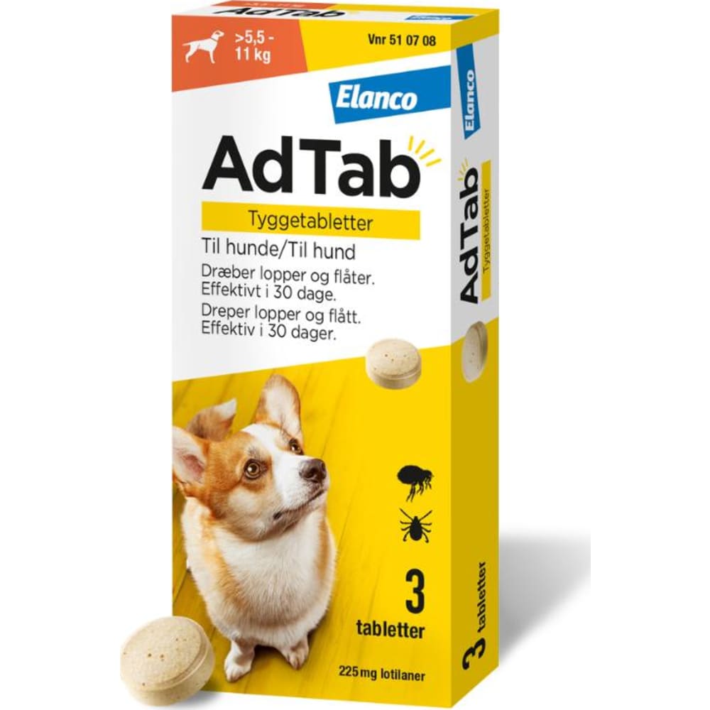 AdTab Dog 225MG X3BLCD / 1772583
