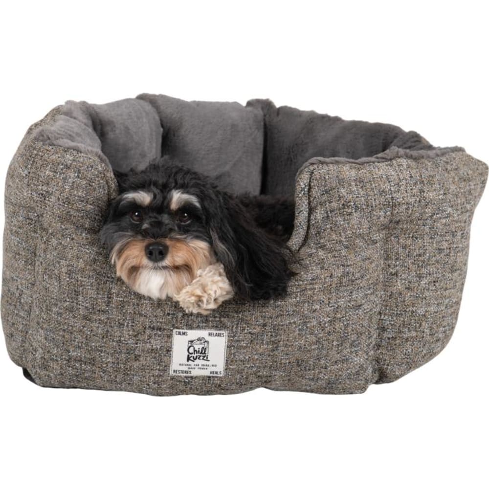 Chill Kuzzi FIR rund seng, grå, S / 1773446