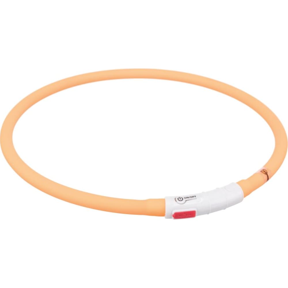 Trixie USB Flash lysring Orange70cm 10mm / 1773998