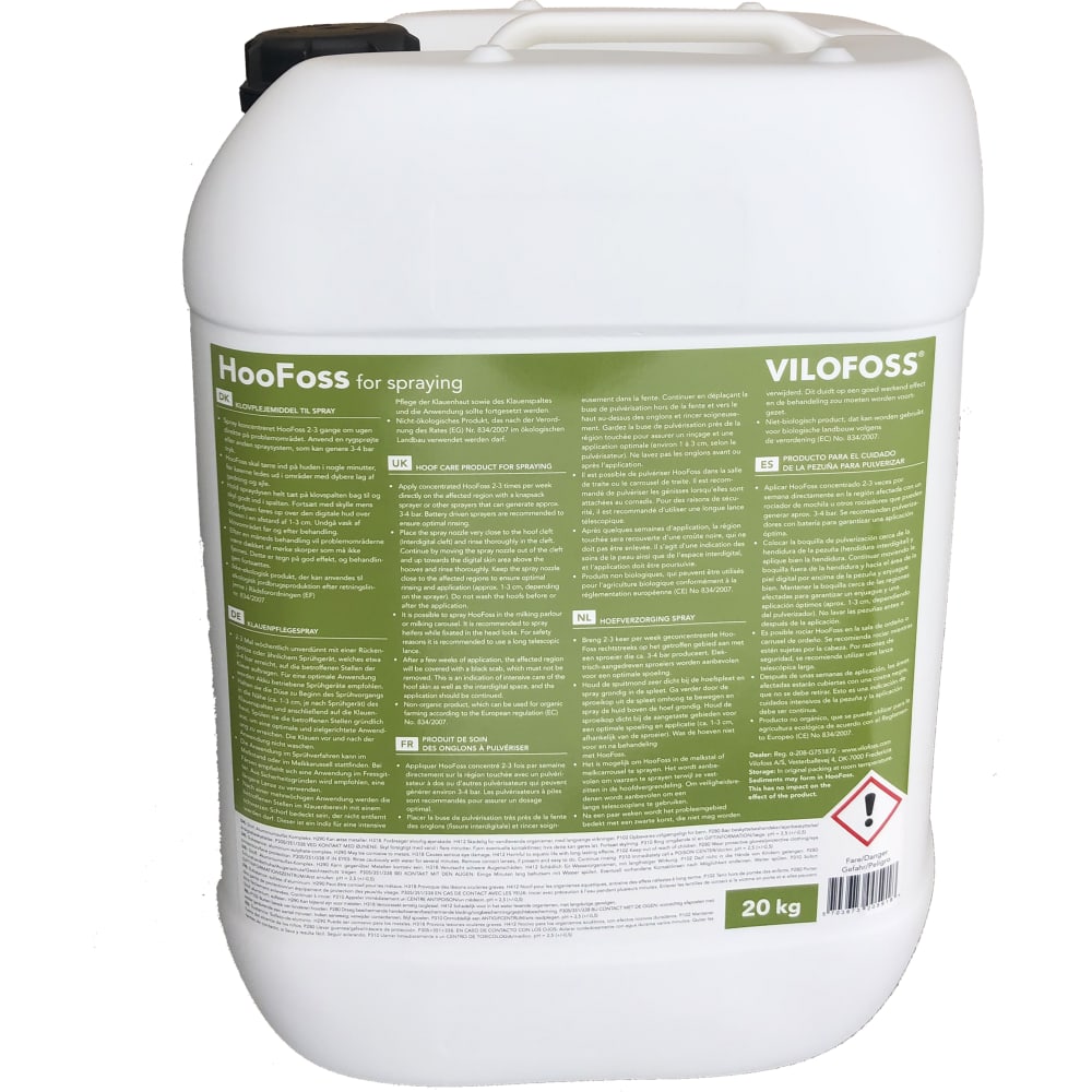 HooFoss Flydende klovplejemiddel til spray-anvendelse