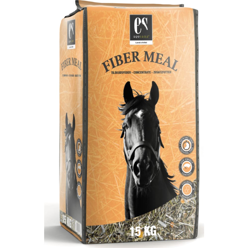 15 kg Equsana Fiber Meal strukturrigt tilskudsfoder til heste
