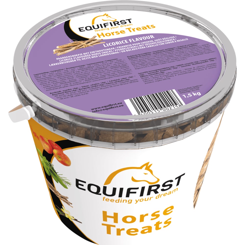 Equifirst Horse Treats Licorice, 1,5 kg