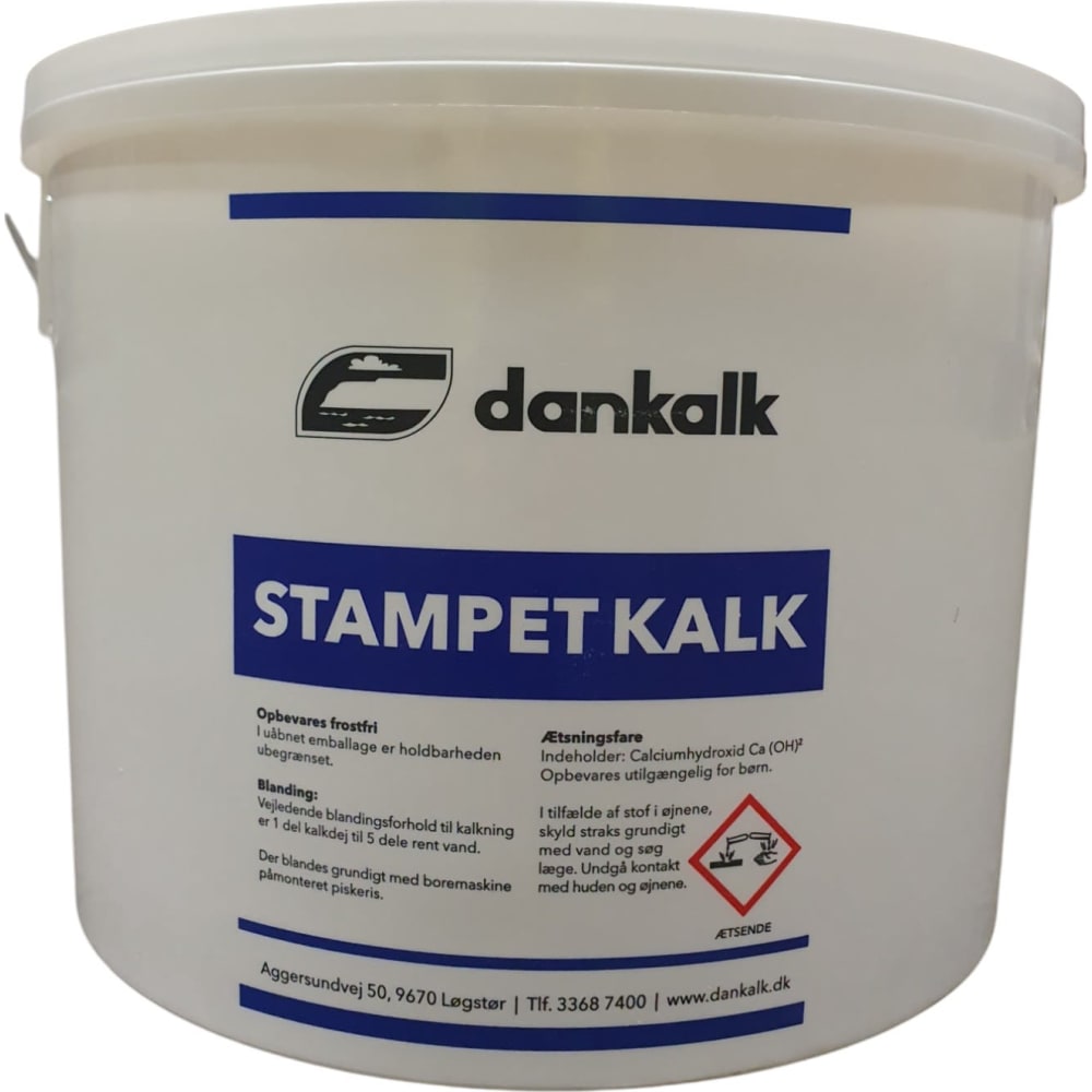 Stampet kalk