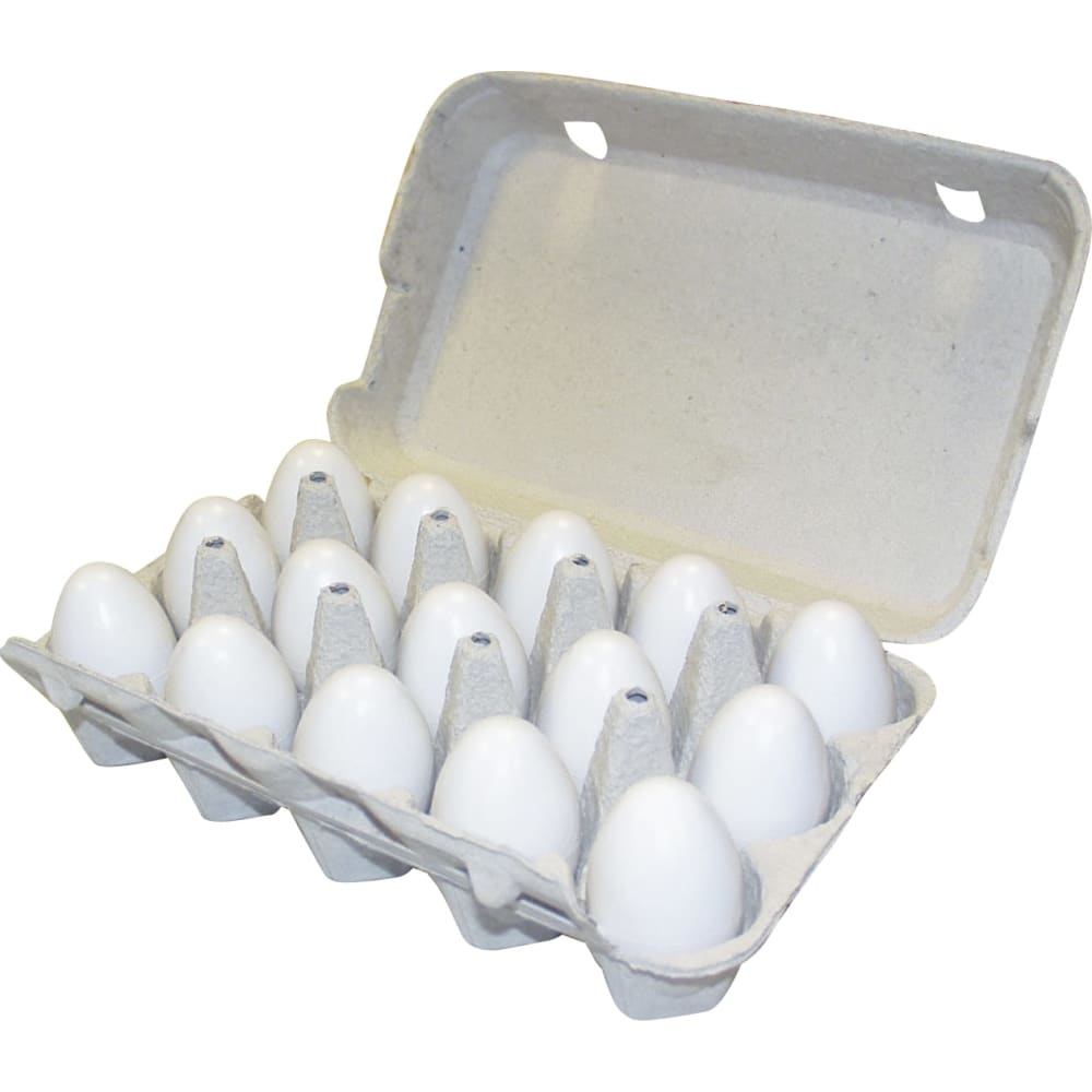 Æggebakke med låg, til 15 æg 