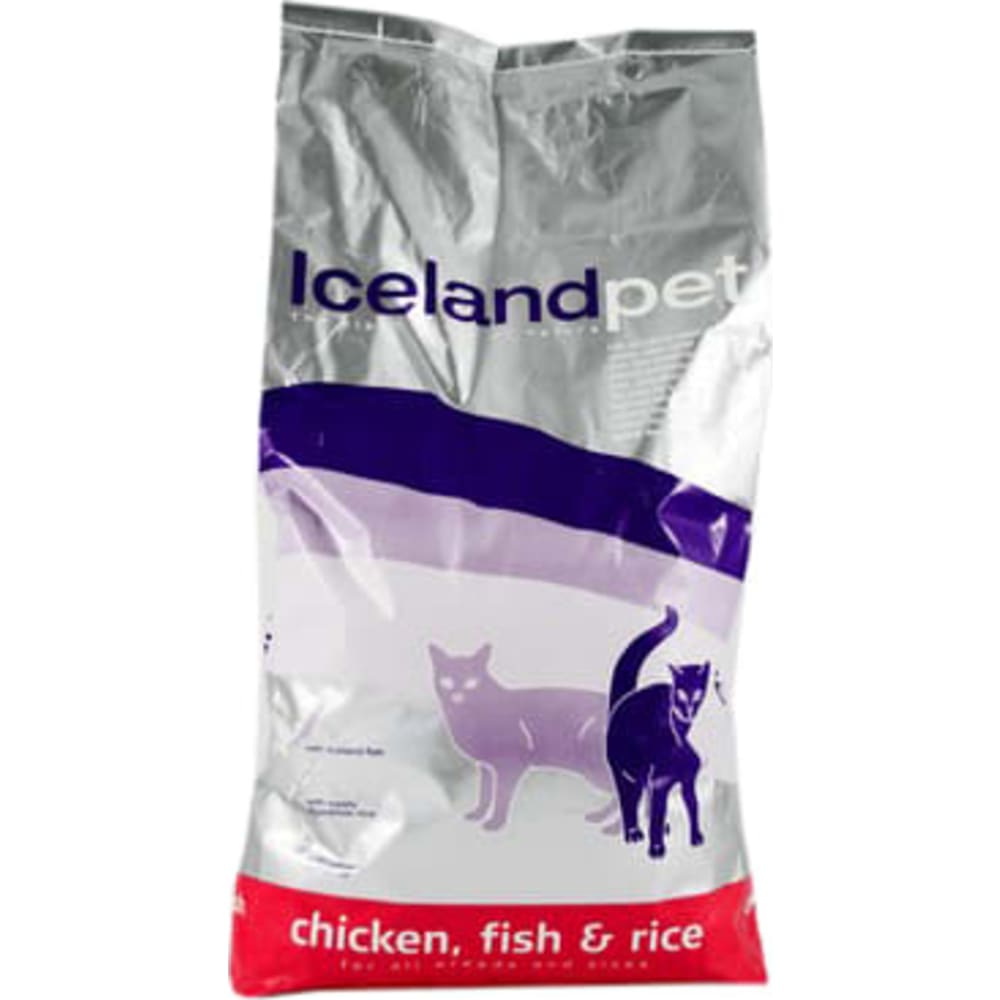 Iceland Pet Kat, kylling, fisk, ris 7 