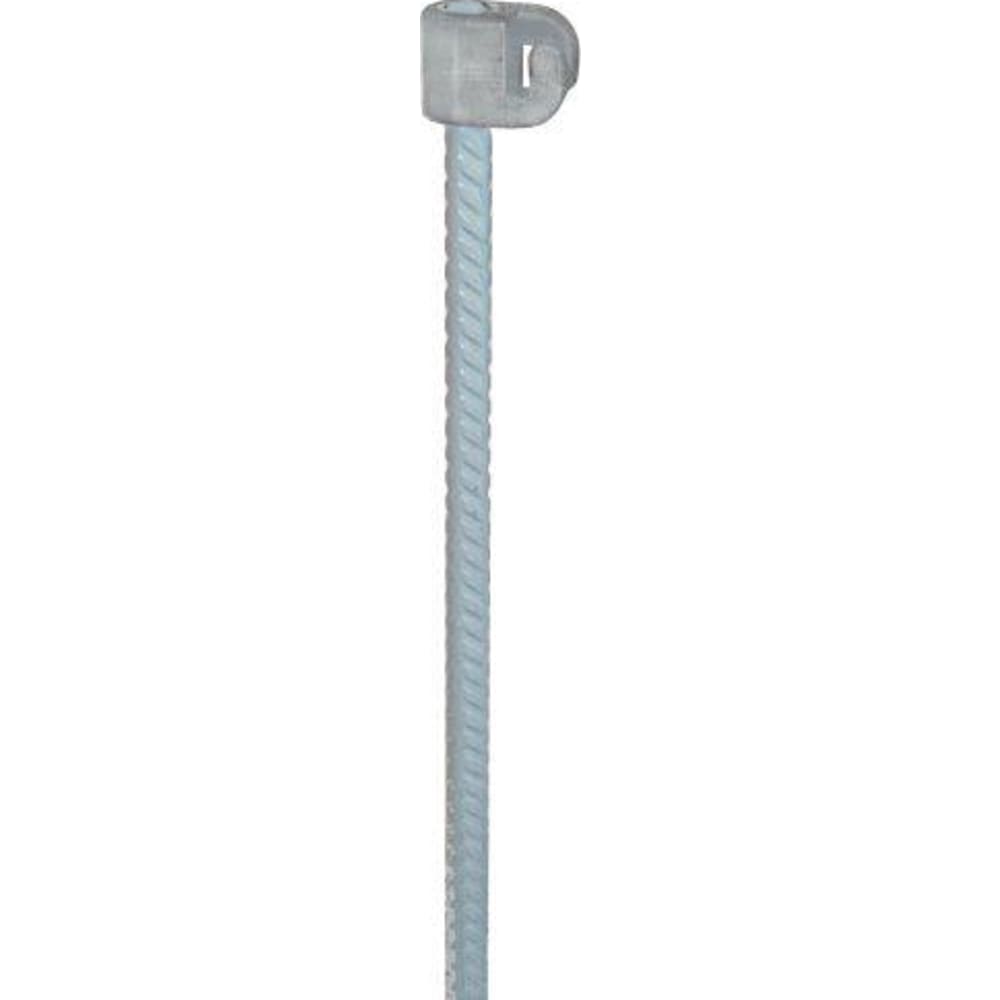 Tentorpæl m. 1 isolator, grå 8 mm, 110 cm