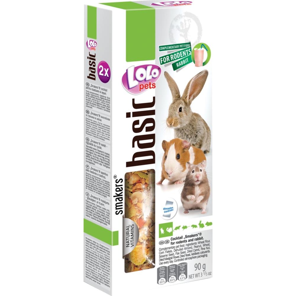 2xfrøstænger, gnaver/kanin, cocktail