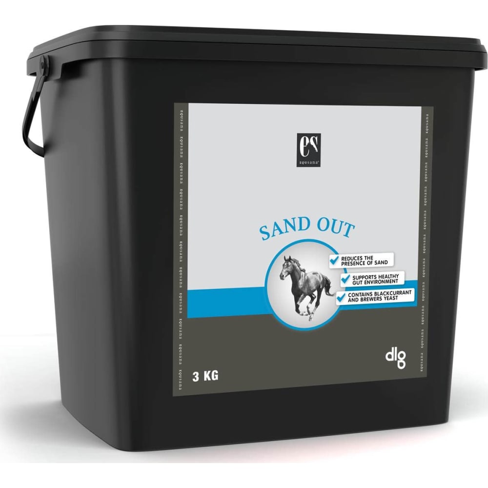 Velsmagende loppefrøskaller tilsat solbær og ølgær. Produktet er velegnet til heste, der har gået eller går på jordfolde eller nedbidte græsmarker, og dermed er i risiko for at indtage sand og jord.