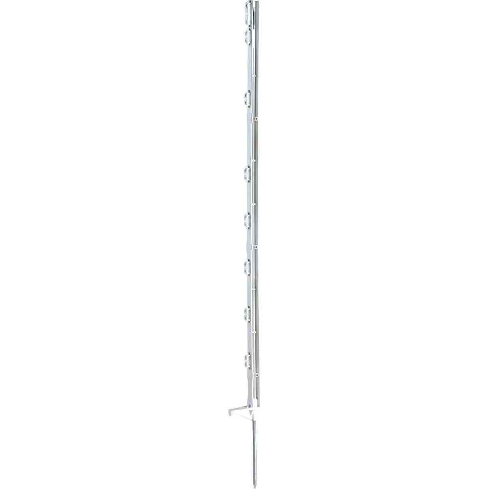Hegnspæl, hvid plast, 10-tråd, 5 stk. - 105 cm 105 cm