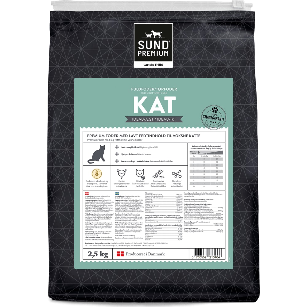 Sund Premium Kat Idealvægt 2,5 kg
