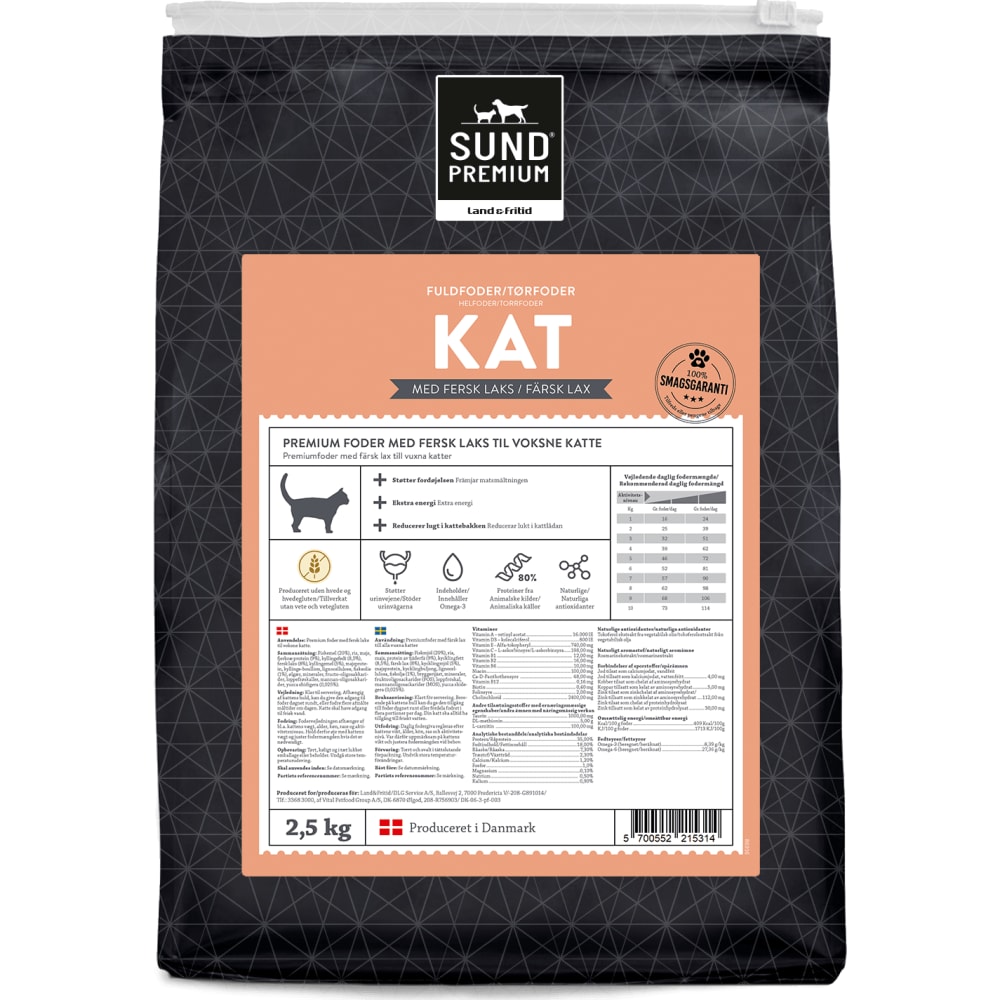Sund Premium Kat med Laks 2,5 kg