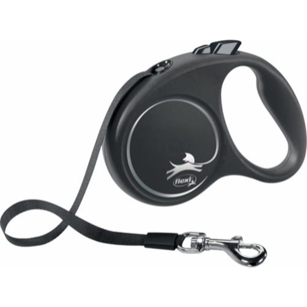FLEXI Black Design bånd 5 m sort
