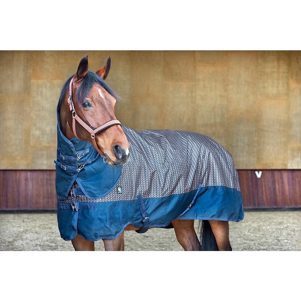 HG Floy dækken, 600D, aft. hals, 200g, navy