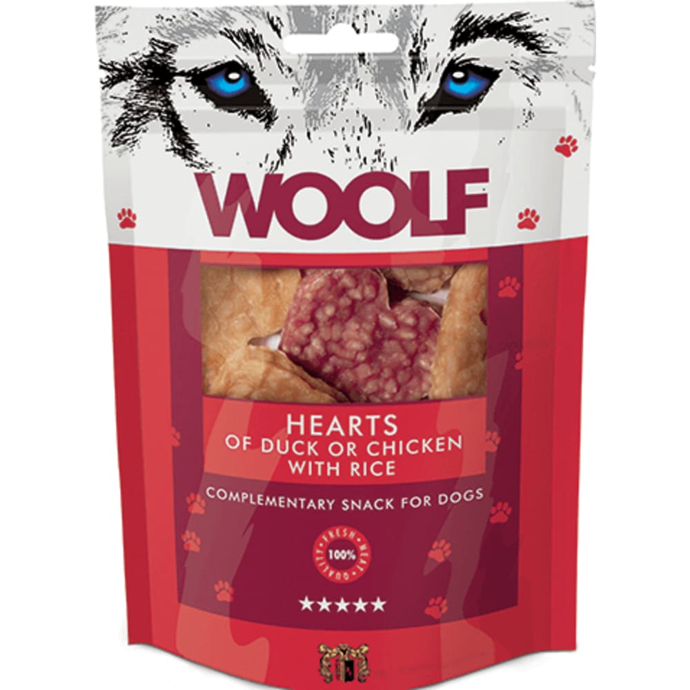 Woolf Hearts Duck or Chicken with Rice 100g