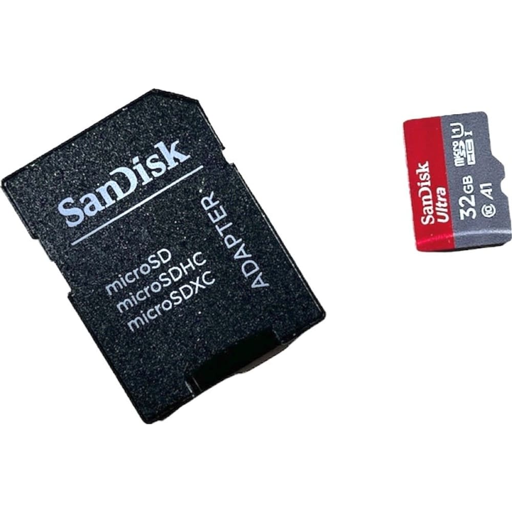 Micro SD-kort m. adapter 