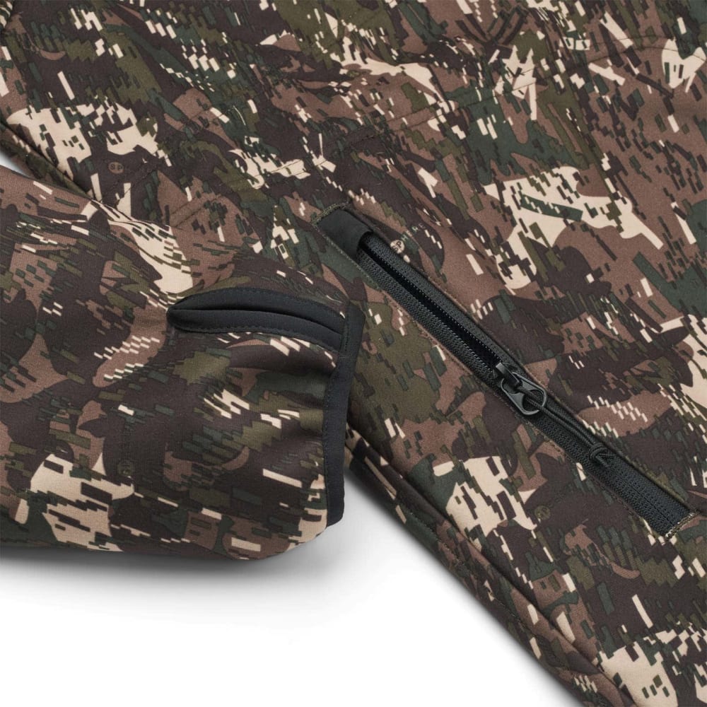 Mike Hammer Vendbar Windstopper, sort/camo