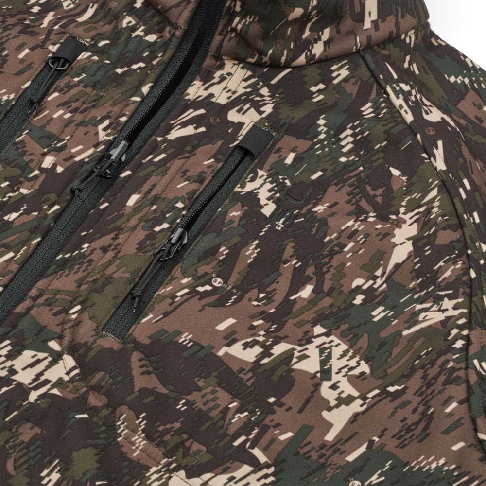 Mike Hammer Vendbar Windstopper, sort/camo