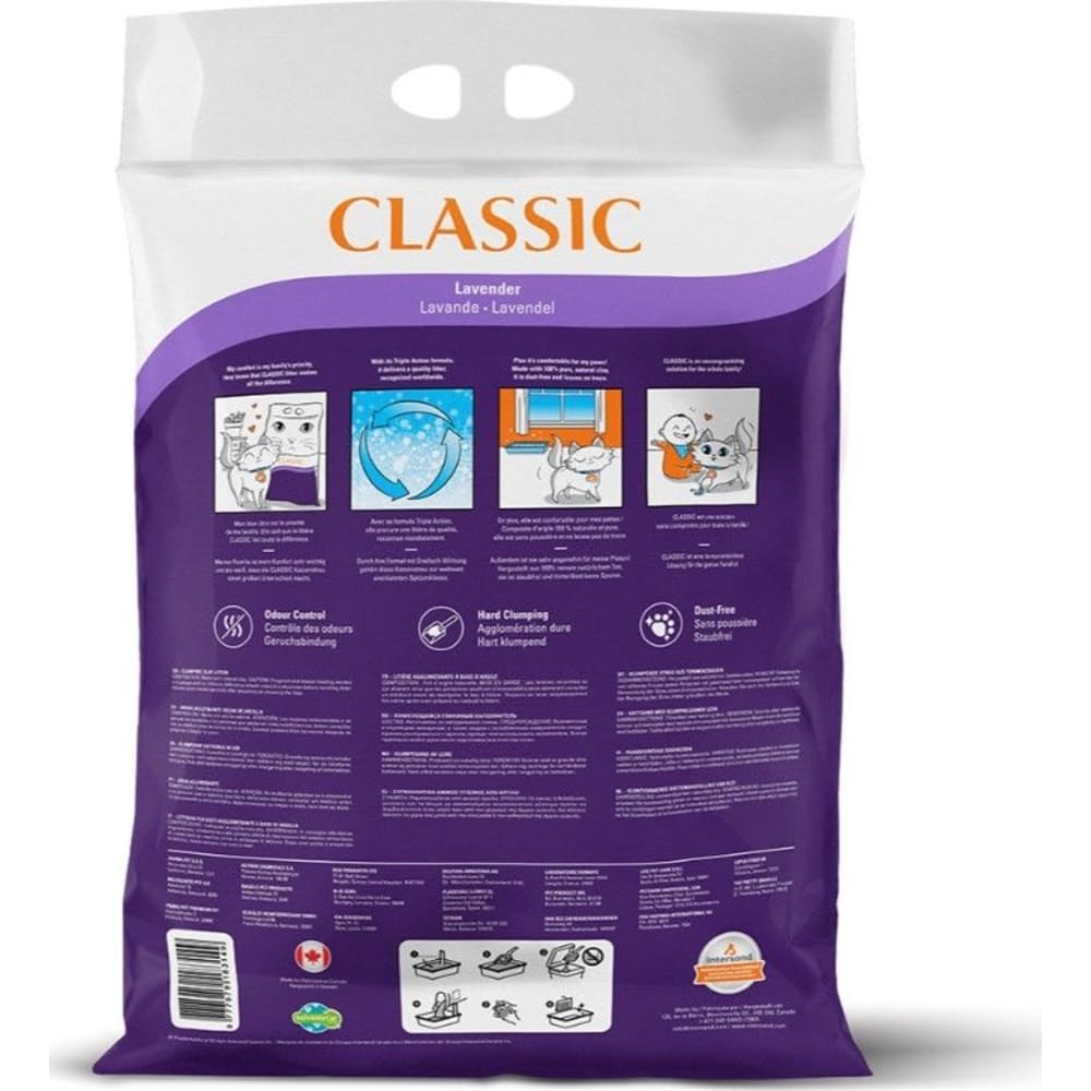 Extreme classic lavendel kattegrus, 14 kg