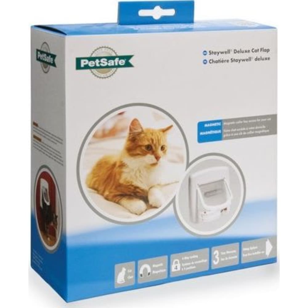 Staywell Deluxe Magnet Kattelem - Hvid