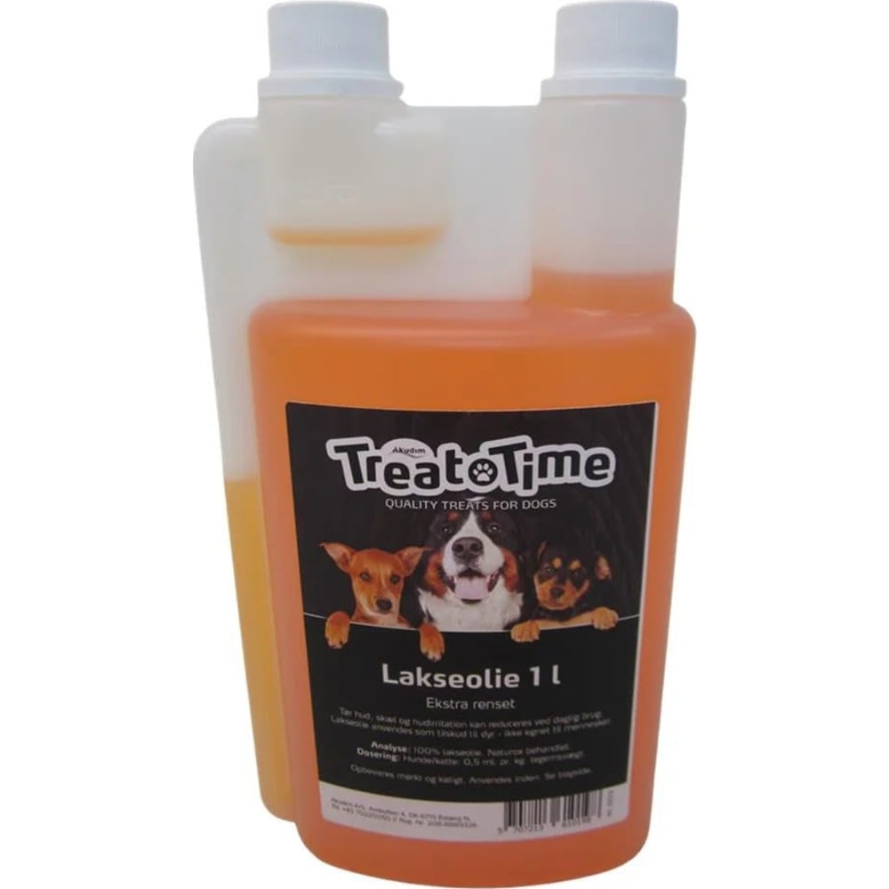 Lakseolie 1 L. m/Omega 3 & 6
