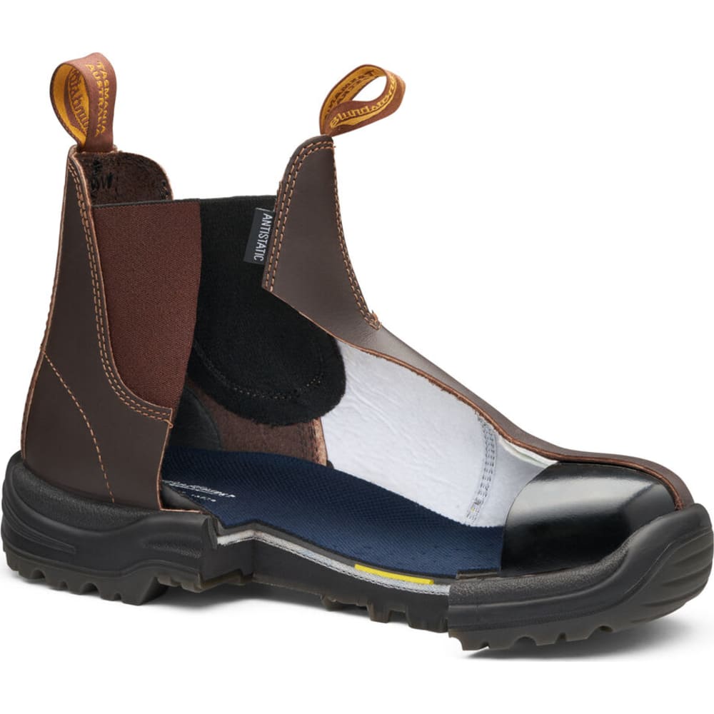 Blundstone sikkerhedsstøvle brun