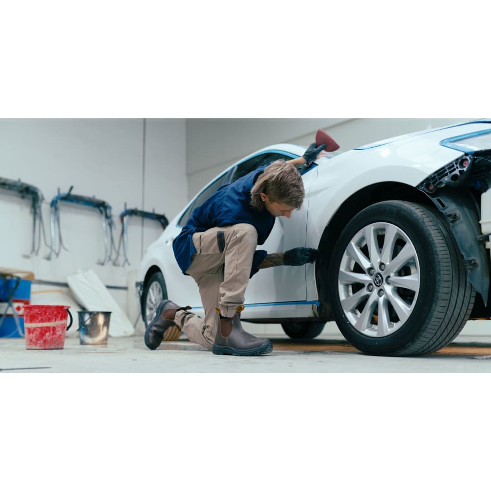 Blundstone sikkerhedsstøvle brun