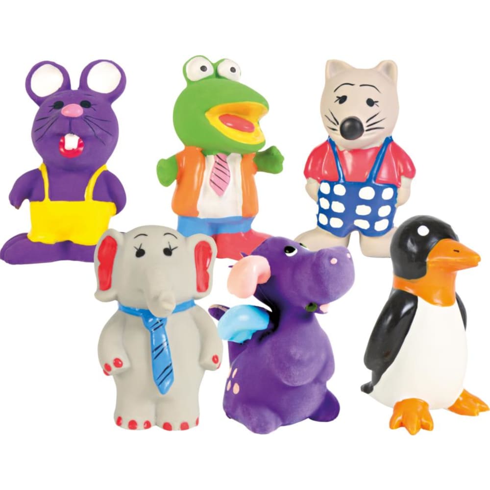 Legetøj dyr latex 6,5-9cm