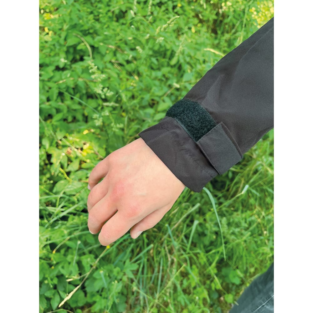 Regnjakke, kvinde, sort