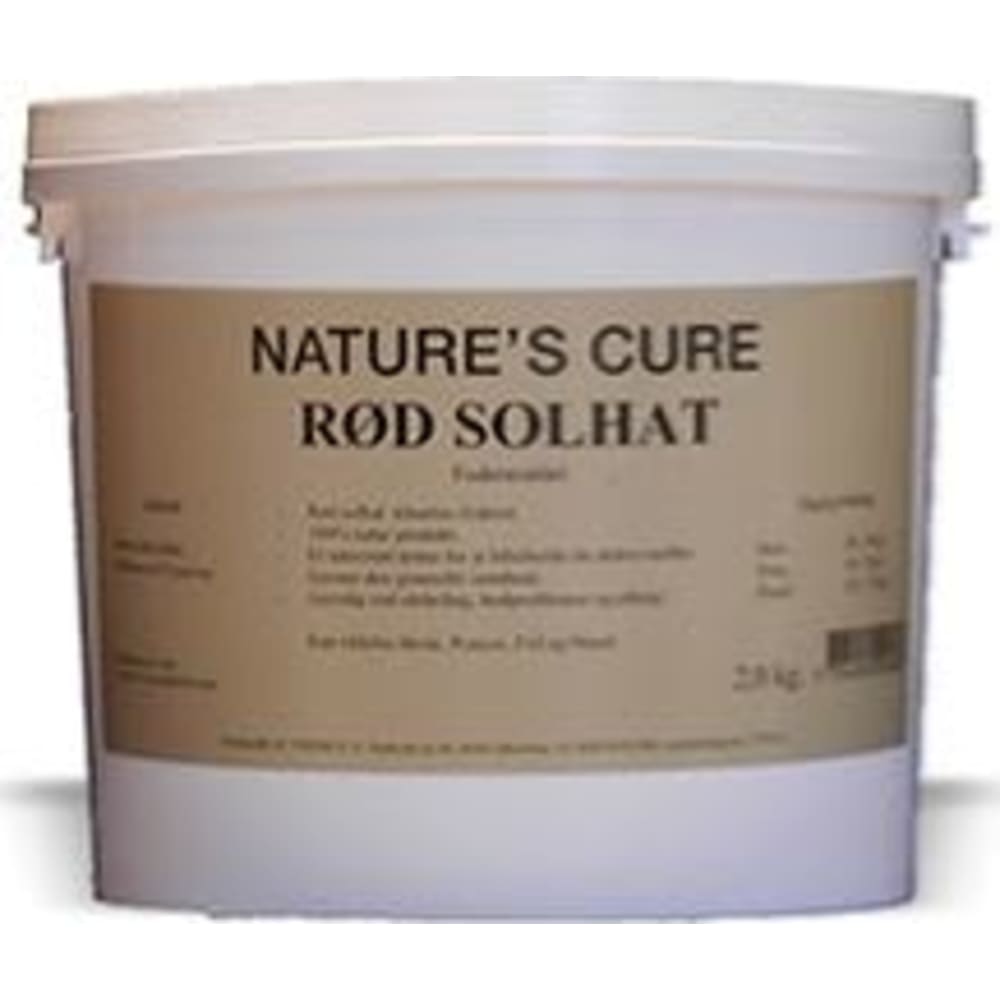 Natures Cure Rød Solhat 2 kg