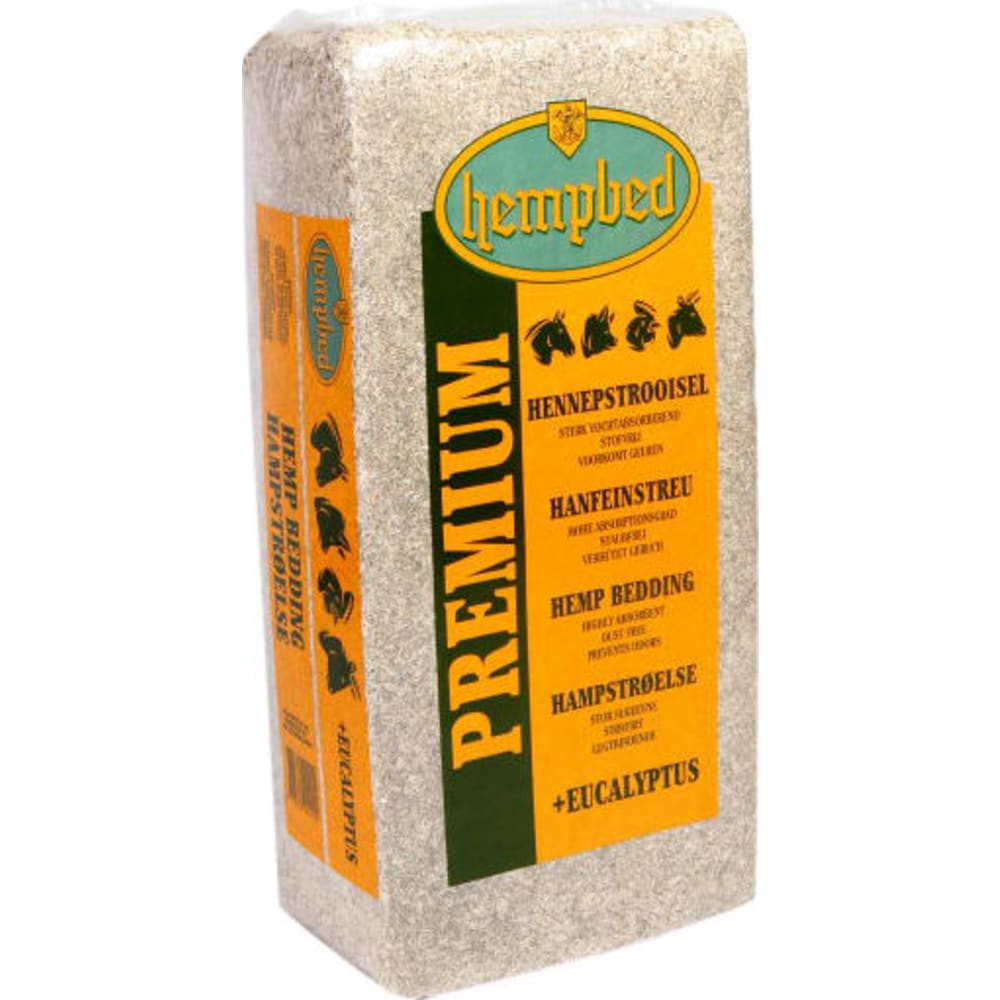 Hempbed strøelse med Eucalyptus, 15 kg