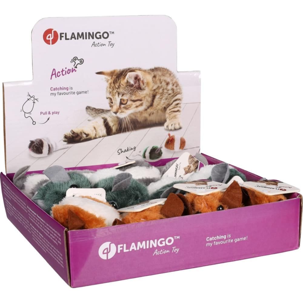 Legetøj kat, Shakin Jerry mus 7cm