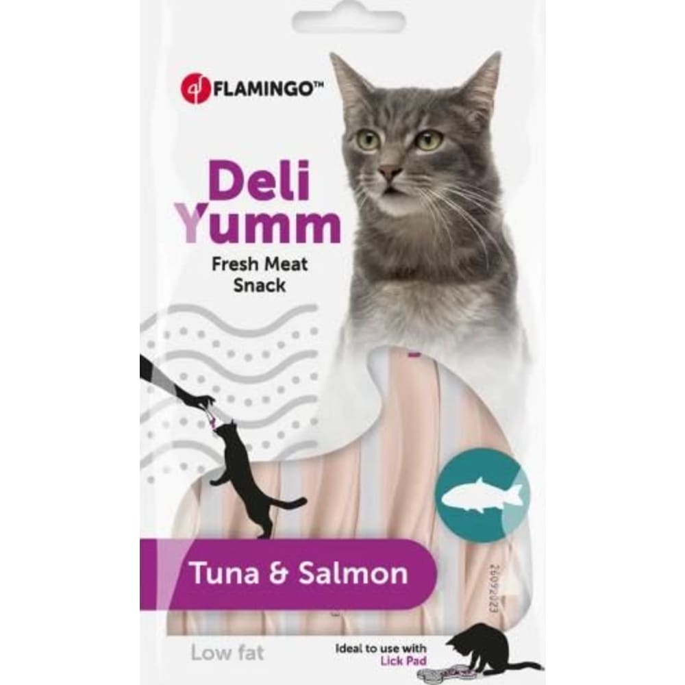 Kattesnack Deli Yumm Tun og laks 70gr