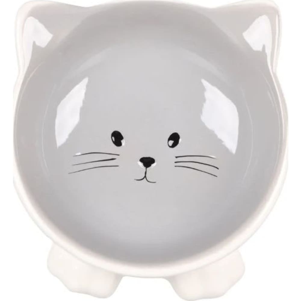 Keramikskål Kat Puzi, grå, 125ml