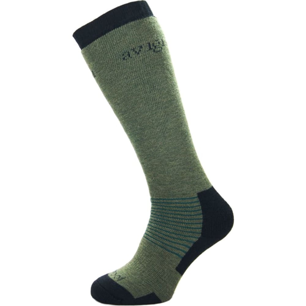 Jagtsok lang, 83% Merino, Grøn