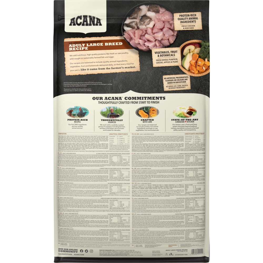 ACANA Dog Range Adult LargeBreed 11,4 kg