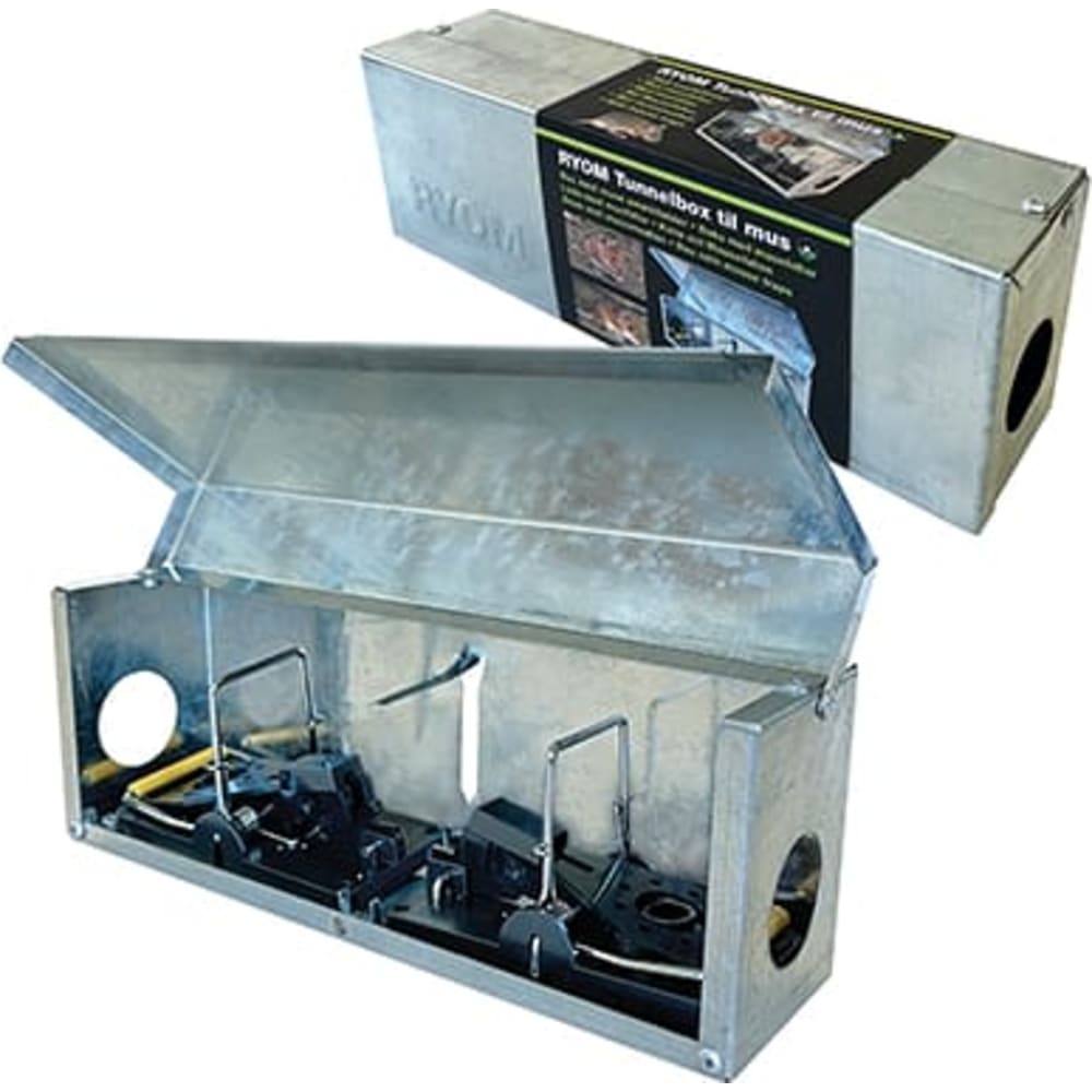 Tunnelbox Mus M/2 Smækfæld.Ryom