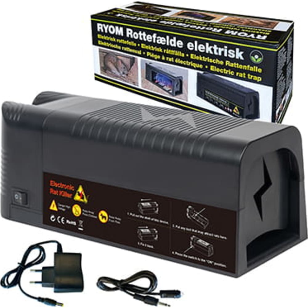 Rottefælde Elektr. Incl. Adapter
