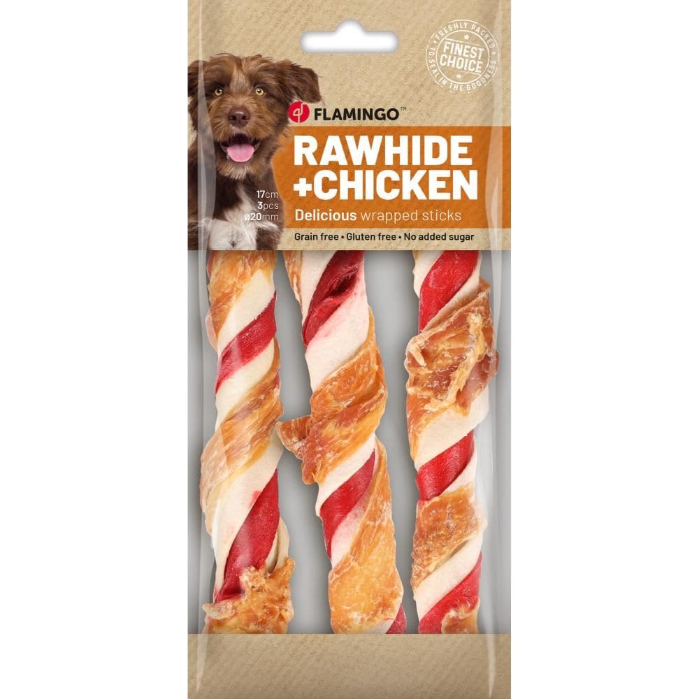 R'HIDE Stick Mix kylling 28cm, 3stk