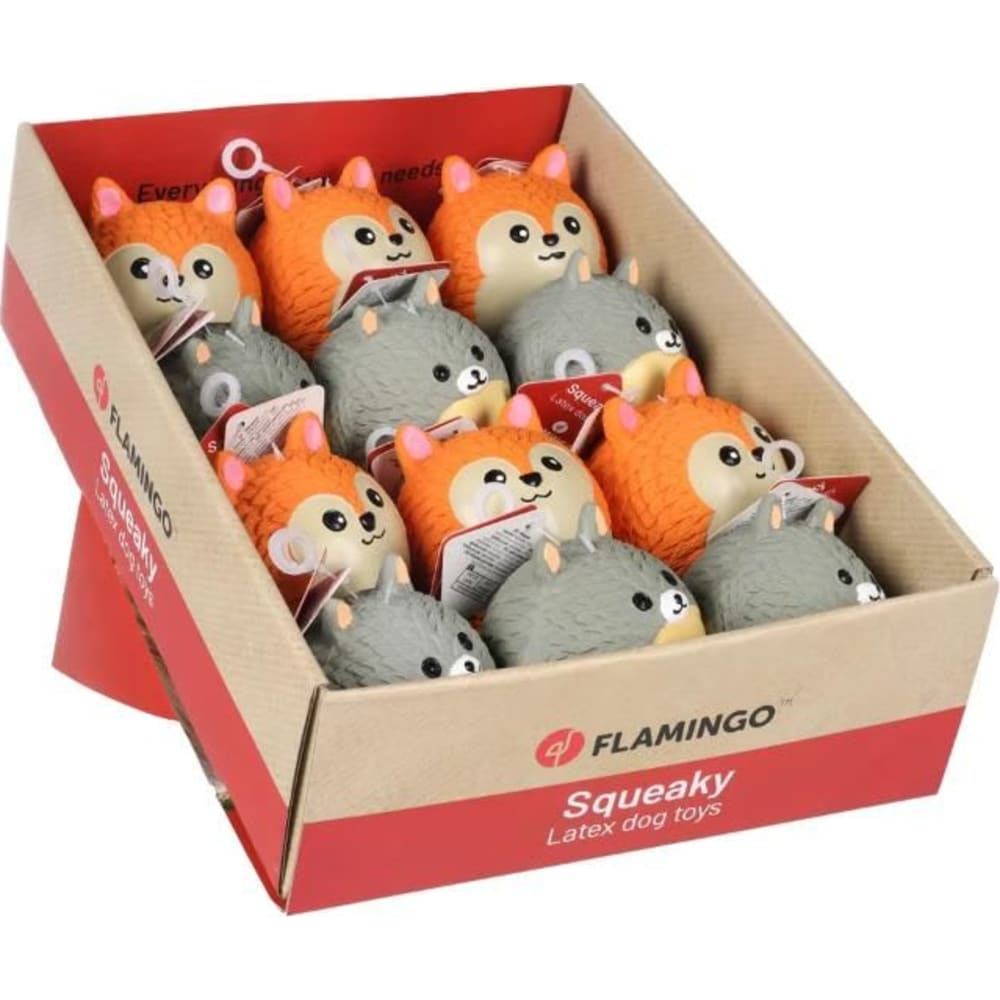 Legetøj hund, Bolka Latex 8,5cm